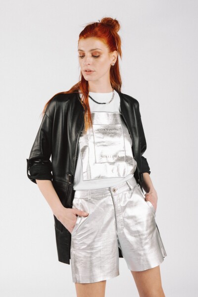 SHORT DELFI PLATA